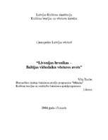 Konspekts 'Livonijas hronikas - Baltijas viduslaiku vēstures avots', 1.