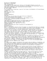 Eseja 'False Memories', 1.