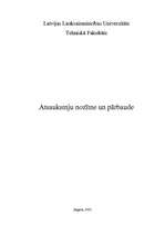 Referāts 'Atsauksmju nozīme un pārbaude', 1.