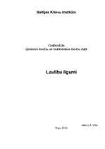 Referāts 'Laulību līgumi', 2.