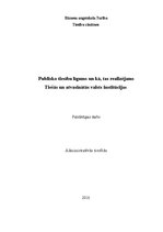 Referāts 'Publisko tiesību līgums', 1.