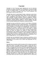 Referāts 'Copyright', 1.