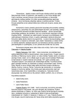 Konspekts 'Romantisms', 1.