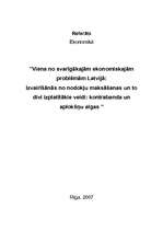 Referāts 'Izvairīšanās no nodokļu maksāšanas un tās divi izplatītākie veidi: kontrabanda u', 1.