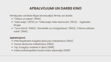 Prezentācija 'Aija Baumane', 6.