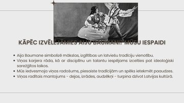 Prezentācija 'Aija Baumane', 7.
