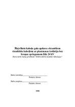 Referāts 'Kabeļu gala apdares ekranētiem viendzīslu kabeļiem ar plastmasas izolāciju bez b', 1.