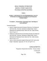 Konspekts 'Starptautisko organizāciju loma Centrālajā un Austrumeiropā', 1.