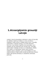 Referāts 'Aizsargājamie grauzēji Latvijā', 3.