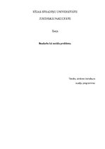 Eseja 'Bezdarbs kā sociāla problēma', 1.