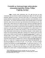 Konspekts 'Centrālās un Austrumeiropas valstu pārejas ekonomikas īpatnības (Polija, Čehija,', 1.