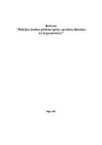 Referāts 'Policijas tiesības pielietot spēku, speciālus līdzekļus un šaujamieročus', 1.