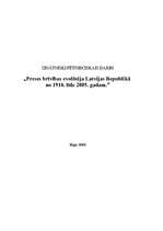 Referāts 'Preses brīvības evolūcija Latvijā', 1.