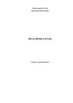 Eseja 'Ekskursija pa Reval Hotel Latvia', 1.