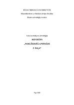 Konspekts 'Noslēdzošā apstrāde. Otrā daļa', 1.