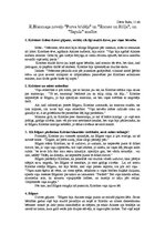 Konspekts 'Rūdolfa Blaumana darbu "Purva bridējs", "Romeo un Jūlija", "Sapnis" analīze', 1.