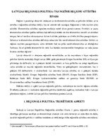 Referāts 'Latvijas reģionālā politika: tās nozīme reģionu attīstībā', 1.