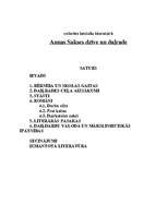Referāts 'Annas Sakses dzīve un daiļrade', 1.