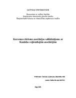 Referāts 'Kurzemes tūrisma asociācijas salīdzinājums ar Kanādas reģionālajām asociācijām', 1.