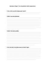 Konspekts 'Intervija ar ārpusklases darba organizatoru', 1.