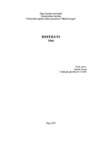 Referāts 'Māls mākslas terapijā', 1.