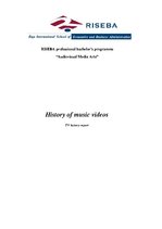 Referāts 'Music Video History', 1.