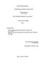 Eseja 'Kurss "Diplomātiskā komunikācija un sarunu vešana". Taktika un spēlētāji', 1.