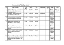 Konspekts 'Videoscenārijs "Klaidoņa stāsts"', 1.