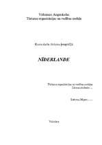 Referāts 'Nīderlande', 1.