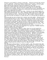 Eseja 'Television Can Be Harmful to Children', 1.