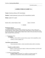 Paraugs 'Operāciju pētīšanas metodoloģija', 1.