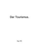 Referāts 'Der Tourismus', 1.