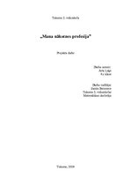 Referāts 'Mana nākotnes profesija', 9.