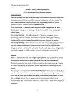 Konspekts 'Moral Philosophy Summary', 1.