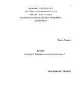 Referāts 'Kognitīvisma pedagoģiskās teorijas analīze', 1.