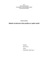 Konspekts 'Statiski nenoteicama rāmja aprēķins ar spēku metodi', 1.