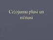 Prezentācija 'Ceļojumu plusi un mīnusi', 1.