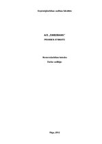 Prakses atskaite 'Prakses atskaite AS "Swedbank"', 1.