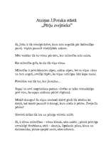 Konspekts 'Atziņas Jāņa Poruka stāstā "Pērļu zvejnieks"', 1.