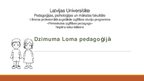 Prezentācija 'Dzimuma loma pedagoģijā', 1.
