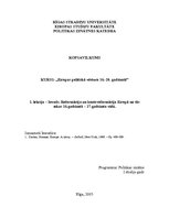 Konspekts 'Reformācija un kontrreformācija Eiropā un tās sekas no 16.gadsimta līdz 17.gadsi', 1.