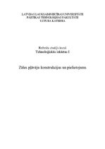 Referāts 'Zāles pļāvēju konstrukcijas un pielietojums', 1.
