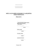 Diplomdarbs 'Meža ugunsgrēku ietekmes uz apkārtējo vidi izvērtējums', 1.