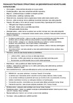 Konspekts 'Pasaules telpiskās struktūras un ģeogrāfiskais novietojums', 1.