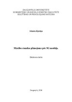 Konspekts 'Mācību stundas plānojums pēc 9G modeļa', 1.