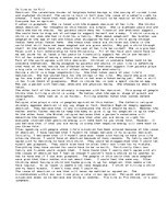 Eseja 'To Live or to Kill', 1.