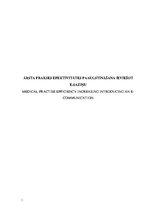 Referāts 'Ārsta prakses efektivitātes paaugstināšana, ieviešot e-saziņu', 1.