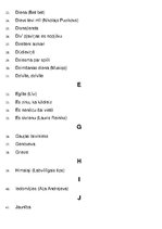 Paraugs 'Karaoke dziesmu saraksts alfabēta kārtībā', 2.