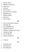 Paraugs 'Karaoke dziesmu saraksts alfabēta kārtībā', 4.