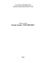 Eseja 'Timotijs Snaiders "Par tirāniju"', 1.